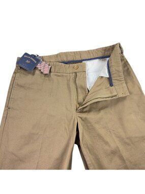 Bills Khakis Pants Mens 38 Classic Fit Original Twill Flat Front Unhemmed Khaki